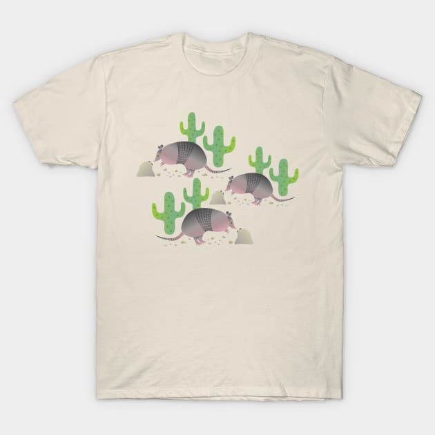 The Armadillos I T-Shirt by littleoddforest